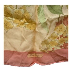 Salvatore Ferragamo silk scarf 16.5” x 60”